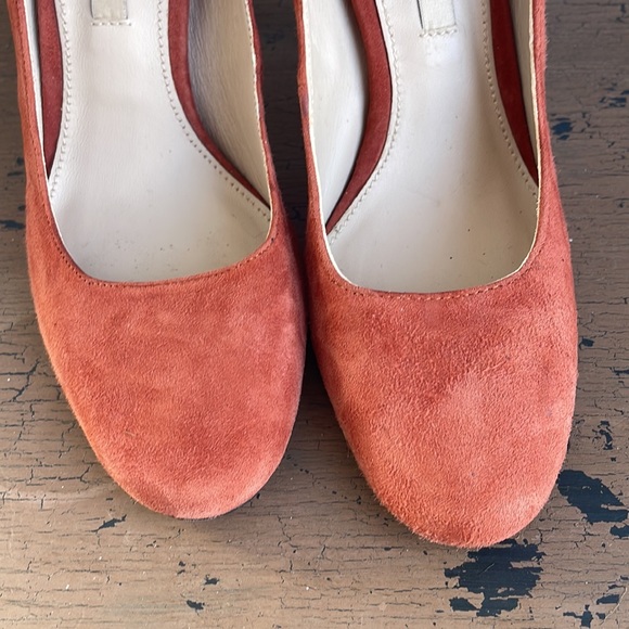 Massimo Dutti Women’s Strappy High-heels Burnt Orange Suede Size 37 (6.5 US) - Picture 5 of 13